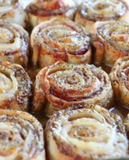 Hot Ham and Cheese Pinwheels