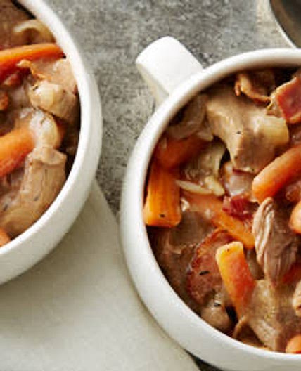 Ultimate Beef and Bacon Slow Cooker Stew FOR TWO!! 