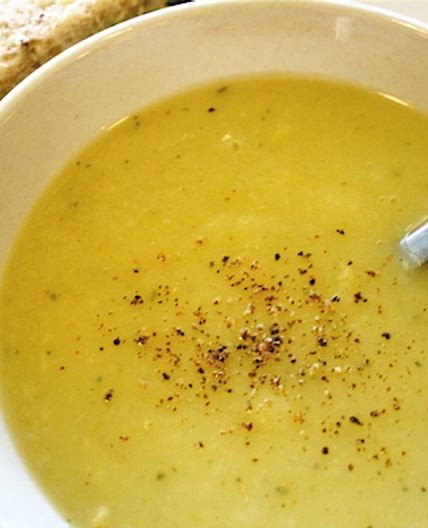 Potato Leek Soup with Fennel Seeds & Red Pepper Flakes