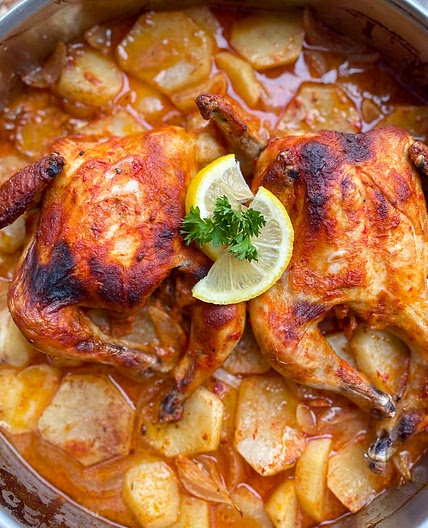 Chicken and potato bake 
