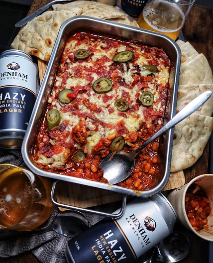 Bonfire night barbecue beans