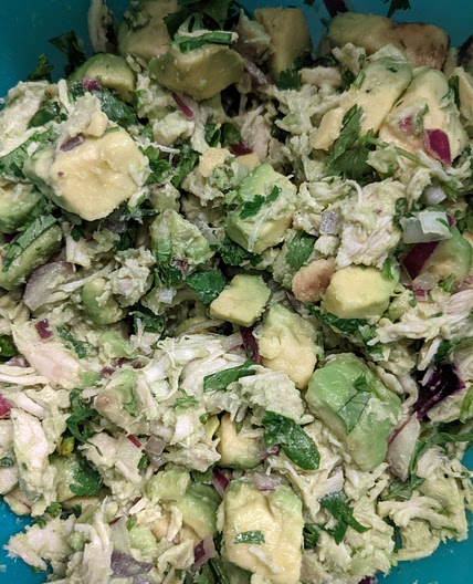 Chicken and Avocado Salad Sandwich