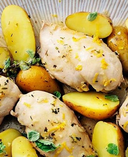 Instant Pot Lemony Chicken and Potatoes