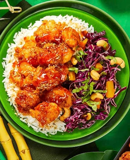 Toasted Coconut Tempura Shrimp …