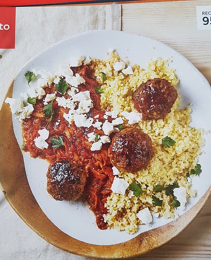 Easy Greek Lamb Meatball Bake