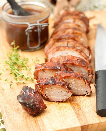 Tangy Apple Butter Pork Tenderloin