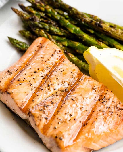 Easy grilled salmon