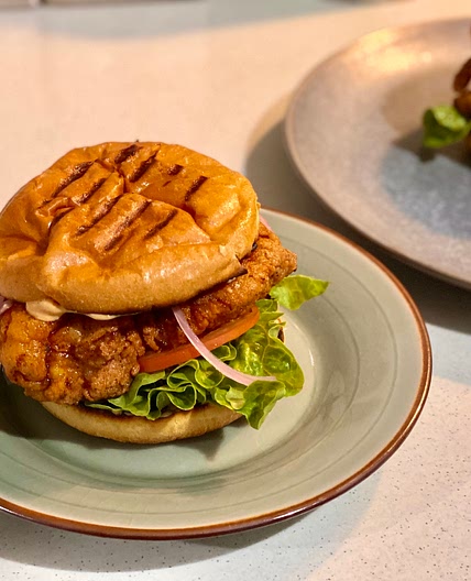 20 Minute Fried Chicken Sandwich