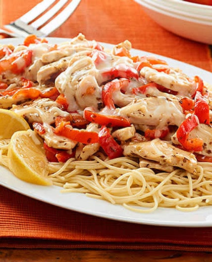 Pesto Chicken and Pasta