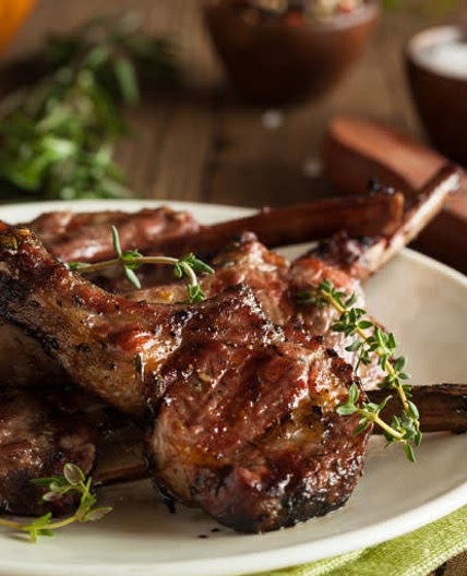Minty Lamb with Beetroot and Charred Broccoli