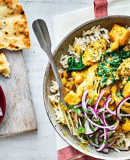 Slow-cooker chicken curry