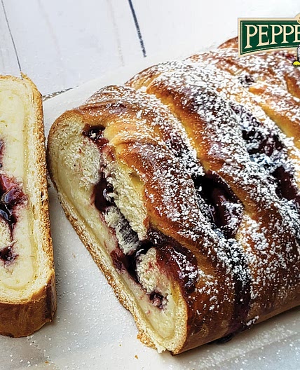 Blueberry Cheese Braid