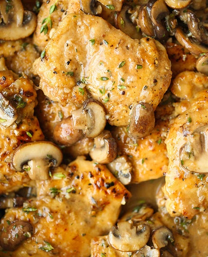 One pot chicken and mushroom orzo