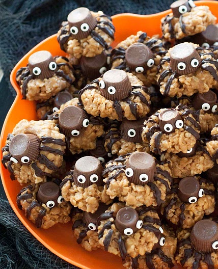 No Bake Spider Cookies