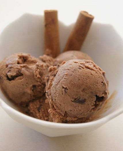Chocolate Ice Cream with Ceylon Cinnamon | Chef Heidi Fink