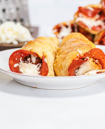 Pepperoni Pizza Cones