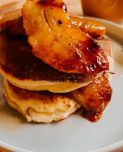 Ricotta Hotcakes Recipe With Maple Bananas