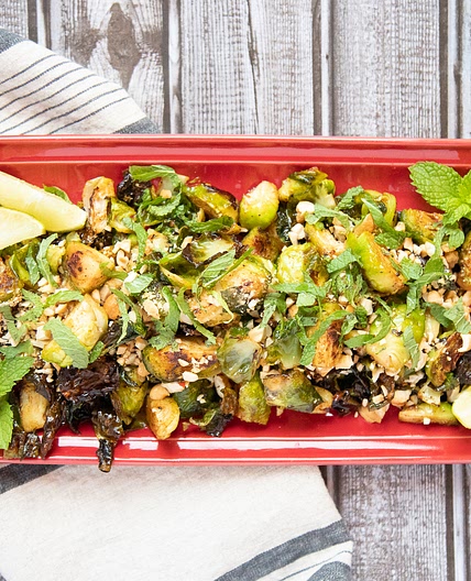 Quick Sweet and Spicy Crispy Thai Brussels Sprouts