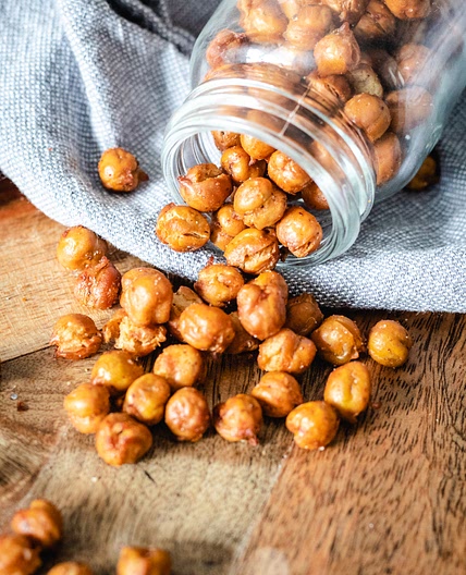 Easy Air Fryer Crunchy Chickpeas