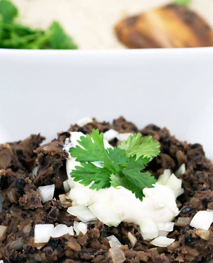 Re-fried Black Beans