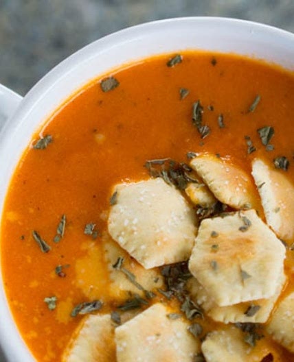 Instant Pot Creamy Tomato Basil Soup