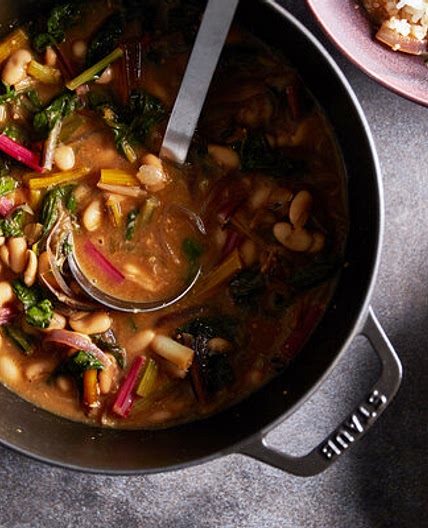 Beans and Greens Stew With Doenjang
