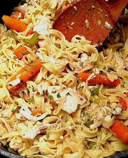 Grandma's One-Pot Chicken & Egg Noodles Recipe Is Comfort Food Done Right