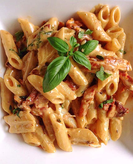 Bacon Sundried Tomato Pasta