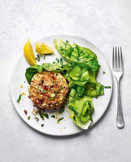 Naked fish burgers