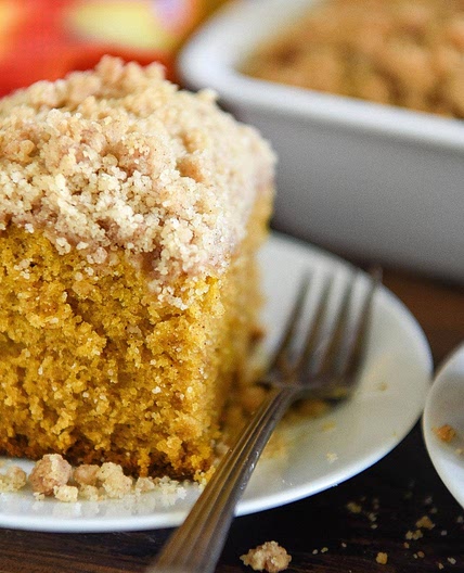 Pumpkin Sour Cream Coffee Cake