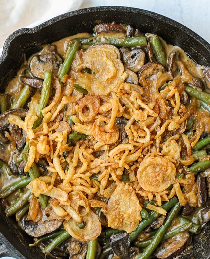 Creamy Green Bean Mushroom Casserole