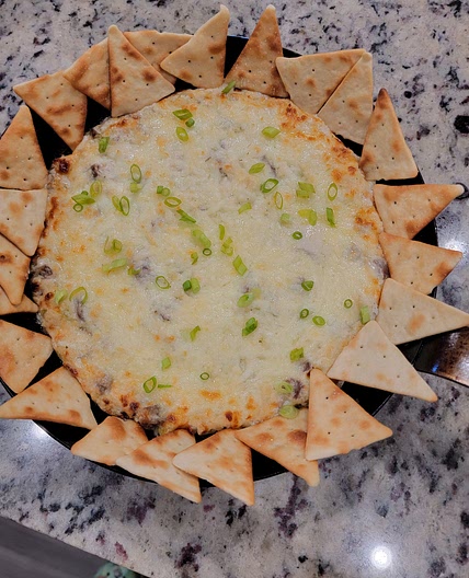 Tailgating with Chef: Philly Cheese Steak Dip😋