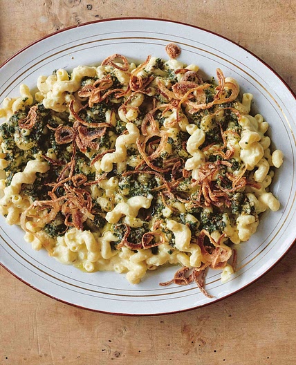 Middle Eastern Mac & Cheese With Za’atar Pesto from Ottolenghi Test Kitchen