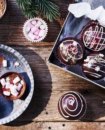Hot Chocolate Bombs mit Marshmallows