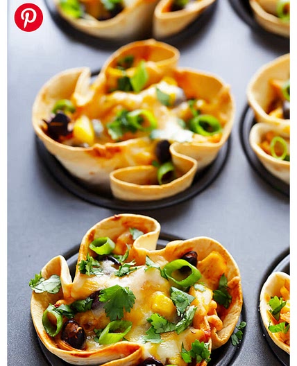 Easy enchilada cups