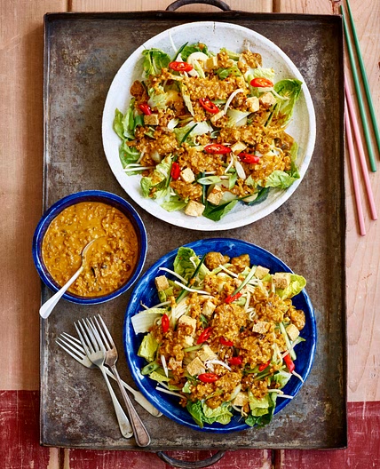 Vegan Rojak (Malaysian Satay) - Gaz Oakley