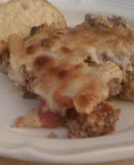 Baked Pasta Bolognese with Bechamel Sauce