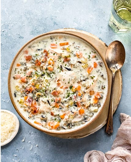 Chicken wild rice soup