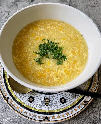 Egg Drop Corn Soup