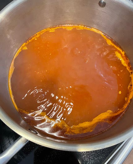 Roasted vegetable stock