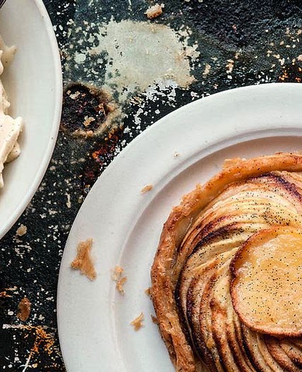 Hot Apple Tart with Vanilla Ice Cream