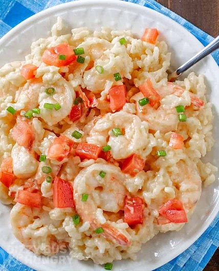 Creamy Rice and Shrimp