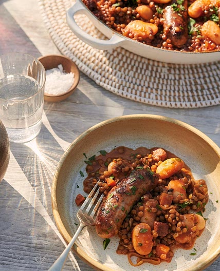 Sausage and Chorizo casserole
