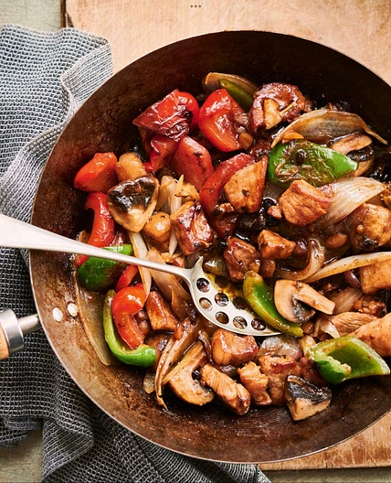 Pork Loin in Blackbean Sauce