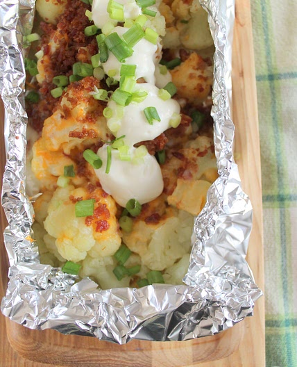 Loaded Campfire Cauliflower Camping Recipe