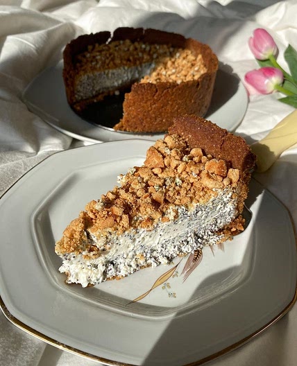 Cheesecake ai semi di papavero