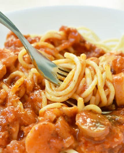 Cajun Shrimp and Sausage pasta