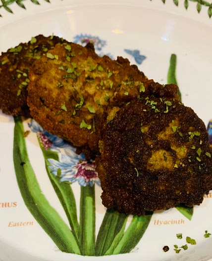 Falafel Tofu Mushroom Patties