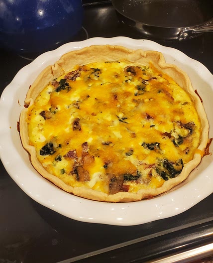 Bacon & Veggie Quiche