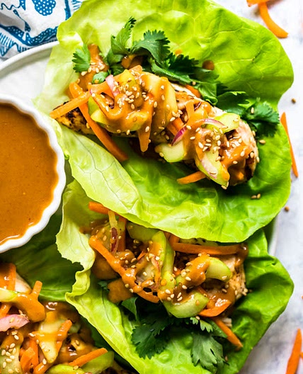 Copycat Cheesecake Factory Thai Lettuce Wraps